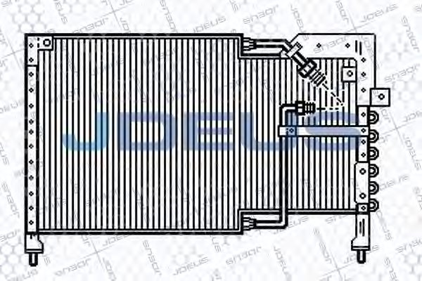 JDEUS 716N11 Condenser, air conditioning